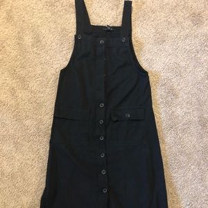 Midi black overalls